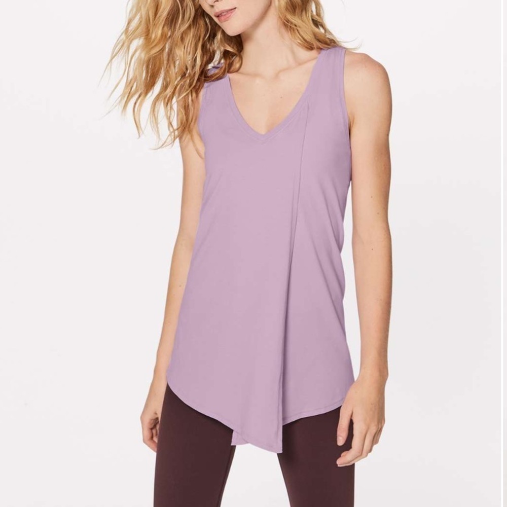 Lululemon Knot A Problem Tank Rose Quartz 6